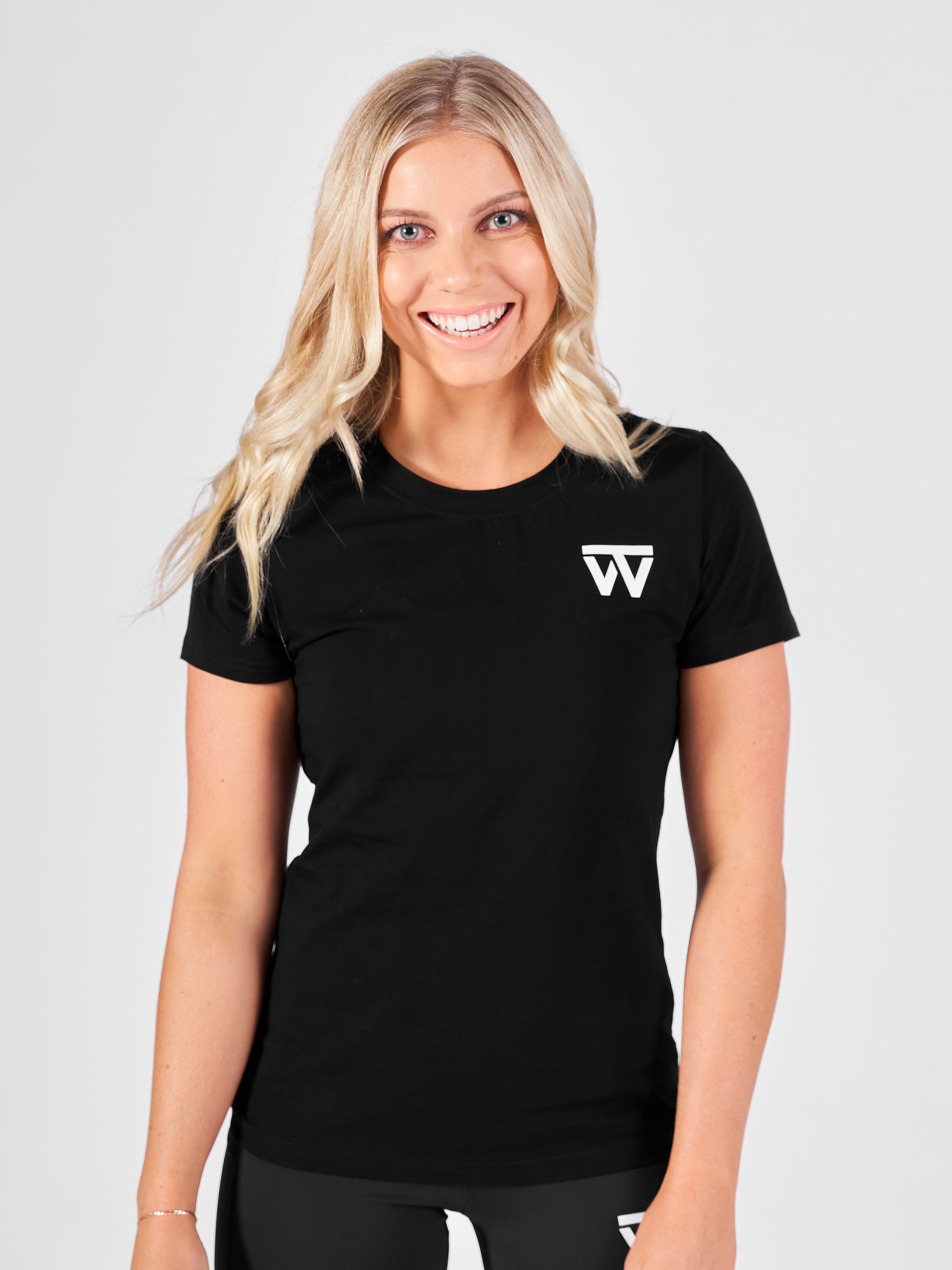 Thrive Wear Womens Classic Tee Black  Edit alt text